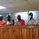 Five NUP supporters have been remanded to Luzira prison on terrorism charges